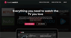 Desktop Screenshot of howtowatch.com